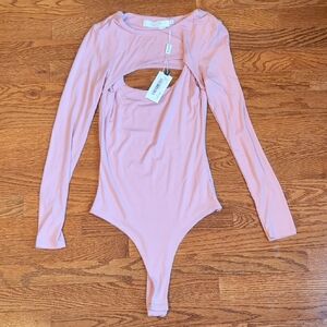 Astr Blush Pink Bodysuit